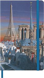 Taccuino Moleskine a righe, copertina rigida, large I Am the City. Paris