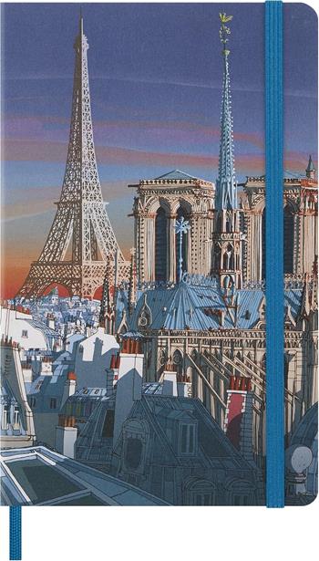 Taccuino Moleskine a righe, copertina rigida, large I Am the City. Paris  Moleskine 2026 | Libraccio.it