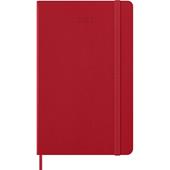 Agenda Moleskine 12 mesi giornaliera large rossa rigida
