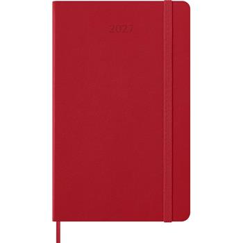 Agenda 2027 Moleskine 12 mesi giornaliera large rossa rigida  Moleskine 2026 | Libraccio.it