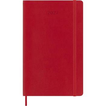 Agenda 2027 Moleskine 12 mesi giornaliera large rossa morbida  Moleskine 2026 | Libraccio.it