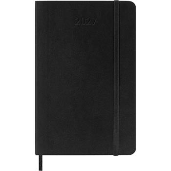 Agenda Moleskine 2027 12 mesi giornaliera pocket nera morbida  Moleskine 2026 | Libraccio.it