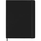 Agenda Moleskine 12 mesi Pro settimanale verticale XL nera rigida