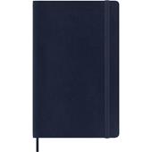 Agenda Moleskine 2027 12 mesi settimanale notebook large blu morbida