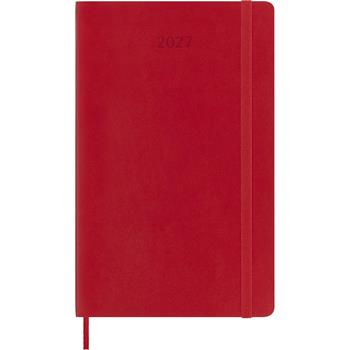 Agenda 2027 Moleskine 12 mesi settimanale notebook large rossa morbida  Moleskine 2026 | Libraccio.it