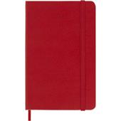 Agenda Moleskine 12 mesi settimanale notebook pocket rossa rigida