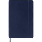Agenda Moleskine 12 mesi settimanale notebook pocket blu morbida