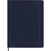 Agenda Moleskine 2027 12 mesi settimanale notebook XL blu morbida