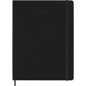 Agenda Moleskine 12 mesi settimanale notebook XL nera rigida