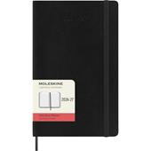 Agenda Moleskine 18 mesi giornaliera large nera morbida