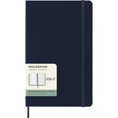 Agenda Moleskine 18 mesi settimanale notebook large blu rigida