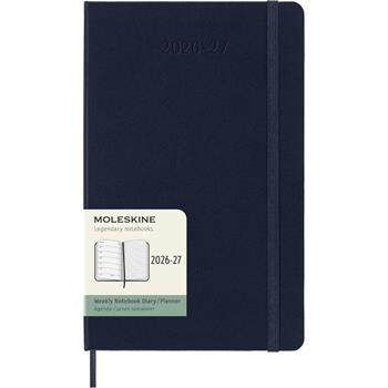 Agenda 2026-2027 Moleskine 18 mesi settimanale notebook large blu rigida  Moleskine 2026 | Libraccio.it
