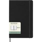 Agenda Moleskine 18 mesi settimanale notebook large nera rigida