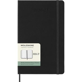 Agenda 2026-2027 Moleskine 18 mesi settimanale notebook large nera rigida  Moleskine 2026 | Libraccio.it