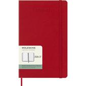 Agenda Moleskine 18 mesi settimanale notebook large rossa rigida
