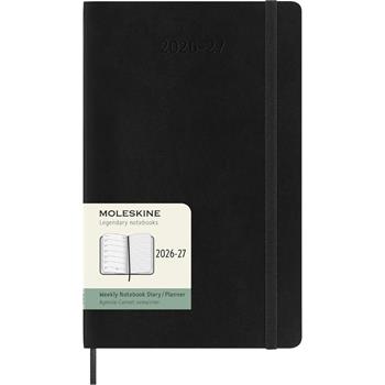 Agenda 2026-2027 Moleskine 18 mesi settimanale notebook large nera morbida  Moleskine 2026 | Libraccio.it
