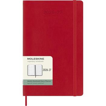 Agenda 2026-2027 Moleskine 18 mesi settimanale notebook large rossa morbida  Moleskine 2026 | Libraccio.it