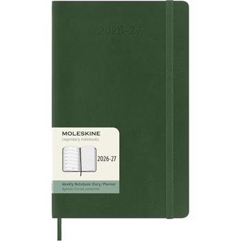 Agenda Moleskine 18 mesi settimanale notebook large verde morbida  Moleskine 2026 | Libraccio.it