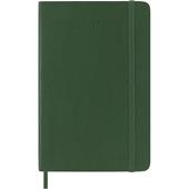 Agenda Moleskine 12 mesi settimanale notebook pocket verde morbida