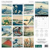 Calendario da muro Hokusai Allaluna - 30 x 30 cm