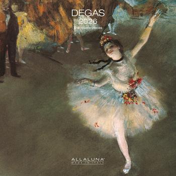 Calendario da muro Degas Allaluna - 30 x 30 cm  Allaluna 2025 | Libraccio.it