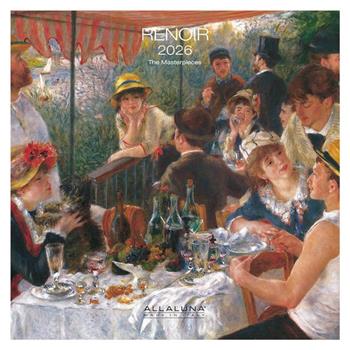 Calendario da muro Renoir Allaluna - 30 x 30 cm  Allaluna 2025 | Libraccio.it