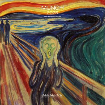 Calendario da muro Munch Allaluna - 30 x 30 cm  Allaluna 2025 | Libraccio.it