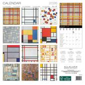Calendario da muro Mondrian Allaluna - 30 x 30 cm