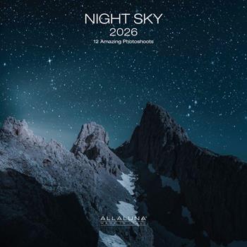 Calendario da muro Night Sky Allaluna - 18 x 18 cm  Allaluna 2025 | Libraccio.it