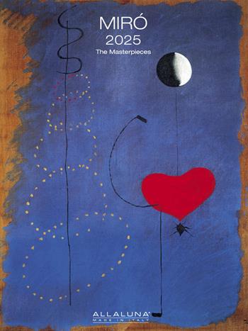 Calendario da muro Mir&#243; Allaluna 15X20 cm  Allaluna 2024 | Libraccio.it