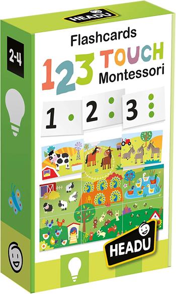 Flashcards 123 Tactile Montessori  Headu 2023 | Libraccio.it