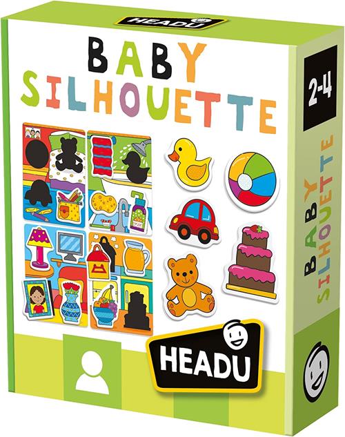 Headu Baby Memo – Premier Jeu De Mémoire (48 Cartes) – Fabriqué En Italie