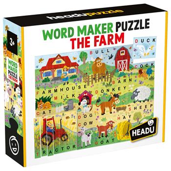 Word Maker Puzzle The Farm  Headu 2023 | Libraccio.it