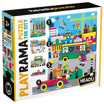 Playrama Puzzle The City  Headu 2023 | Libraccio.it