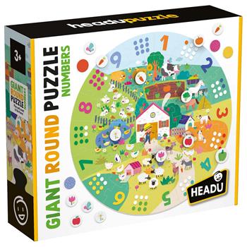 Giant Round Puzzle Numbers  Headu 2023 | Libraccio.it