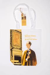 Borsa Shopper in Canvass OpenWorlds Lettura Sherlock Holmes