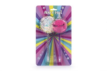 Set di 2 penne inchiostro nero pompom con personaggi  Tricoastal 2022 | Libraccio.it