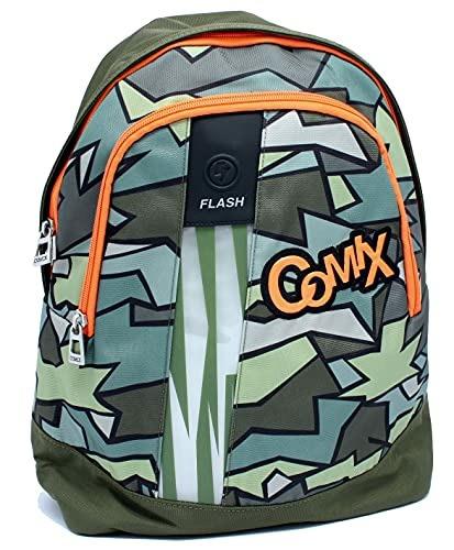 Zaino americano Comix Flash Broken Camo Verde - 30x41x17 cm Comix 2021 |  Libraccio.it