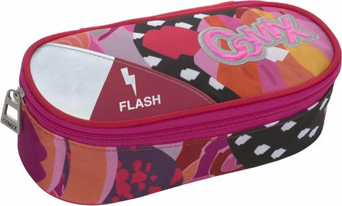 Astuccio ovale organizzato Comix Flash Psychedelic Kiss Rosa - 22x5x7 cm  Comix 2021 | Libraccio.it