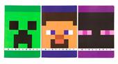 Quaderno Maxi +30% Quadretti grandi 5 mm con margine Minecraft Character