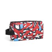 Astuccio 2 Zip Allover Abstract Comix