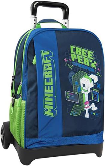 Minecraft Movie Zaino Scuola Organizzato Trolley Staccabile PANINI SCUOLA - 73539