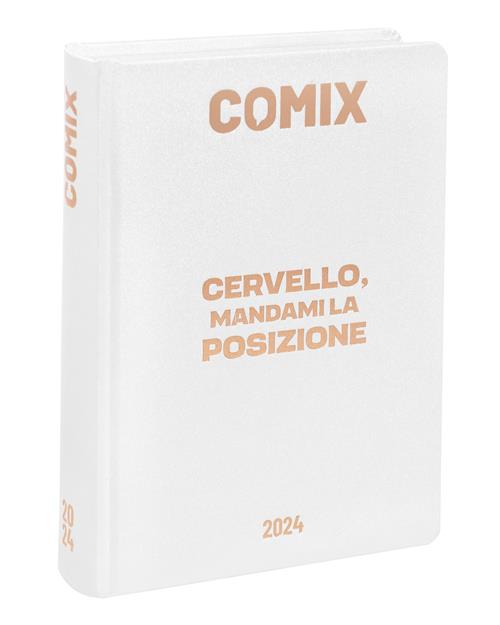 Diario Comix 16 Mesi 2023-2024 Standard Pearl - Bianco perla Comix 2023