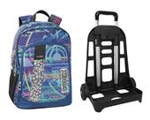 Zaino scuola Organizzato Trolley Staccabile New Comix Flash Cyber