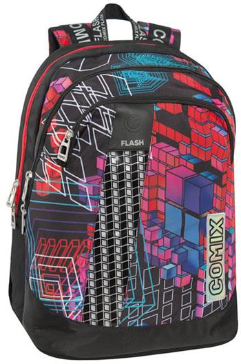 Zaino Organizzato Comix Flash Cube Wave  Comix 2024 | Libraccio.it