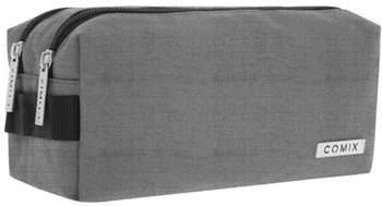 Astuccio 2 Zip Monocolore Grigio Melange Comix  Comix 2024 | Libraccio.it