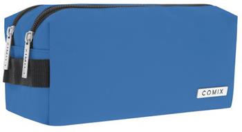 Astuccio 2 Zip Monocolore Cobalto Comix  Comix 2024 | Libraccio.it