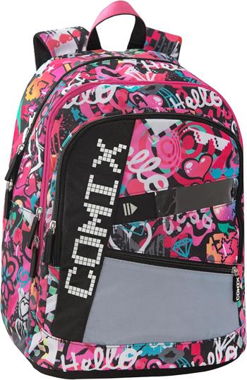 Comix BRIGHT - Zaino Scuola per Bambini e Ragazzi, Tasca Frontale, Chiusura a Zip e Spallacci Regolabili, 32x43Hx23 cm, 31 L  Comix 2024 | Libraccio.it