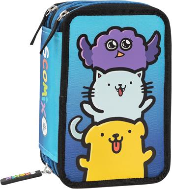 Astuccio Corredato 3 Zip Animali Scomix  Scomix 2024 | Libraccio.it