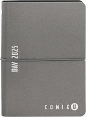 Agenda 12M Day Mini Comix U Grey Velour